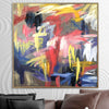 Large Abstract Colorful Paintings on Canvas Original Vibrant Painting Contemporary Textured Art Modern Oil Painting | VIBRANT RESONANCE - trendgallery.ca