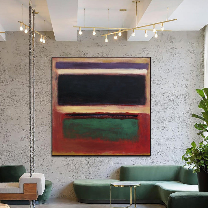 Mark Rothko Paintings On Canvas Abstract Expressionist Art Textured Painting Modern Handmade Art Rothko Style Wall Art | INSPIRATIONAL COLORS - trendgallery.ca