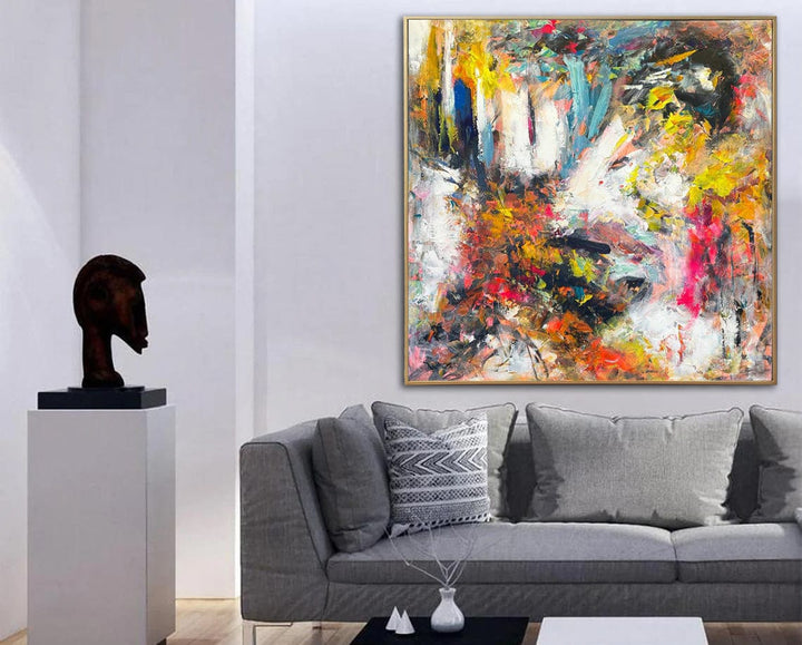 Original Abstract Colorful Paintings On Canvas Abstract VIvid Fine Art Modern Oil Painting Acrylic Wall Art | VIVID LIFE - trendgallery.ca