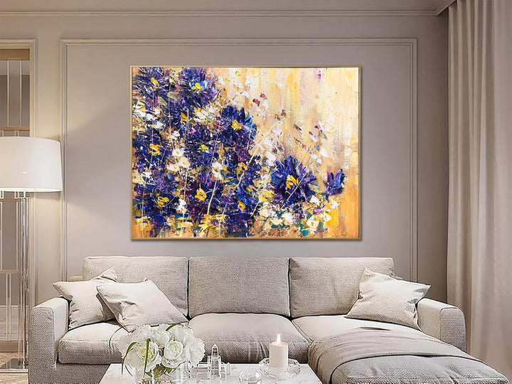 Extra Large Abstract Flowers Painting On Canvas Floral Fine Art Contemporary Art Textured Painting Acrylic Oil Painting | FLORAL EMOTION - trendgallery.ca