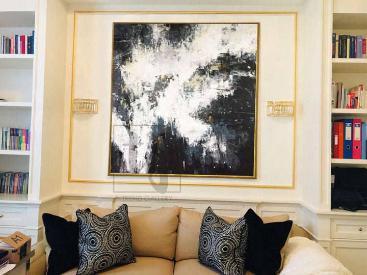 Black And White Oil Painting Abstract Painting Black White Painting | DEVELOPMENT - trendgallery.ca