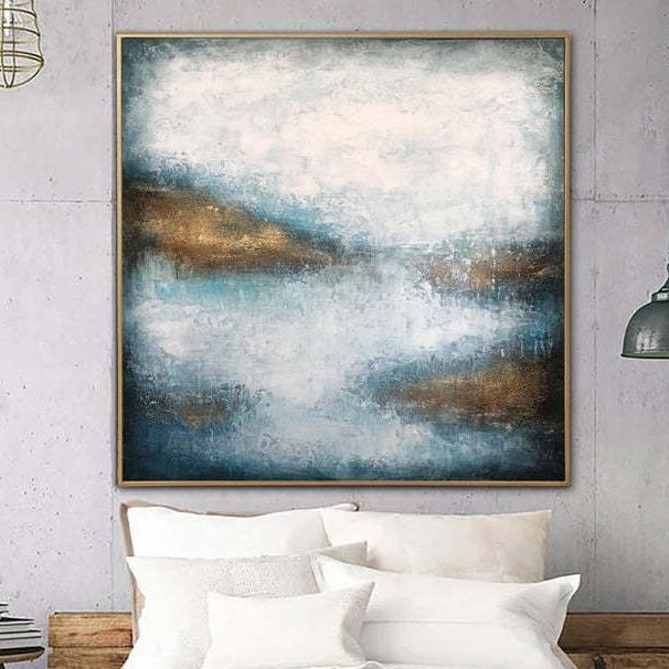 GOLDEN CLOUDS 27.55"x27.55"