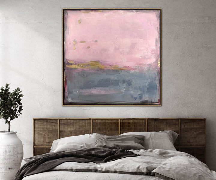 Oversize Abstract Paintings On Canvas Oil Pink Wall Art Original Acrylic Fine Art Modern Wall Art | CAMEO PINK NOISE - trendgallery.ca