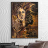 Abstract Oil Painting Abstract Woman Faces Art on Canvas Female Face Painting Figurative Oil Painting Woman Wall Art | DAY AND NIGHT - trendgallery.ca