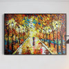 Autumn Park Landscape Painting Natural Painting Hand-Painted Golden Autumn Forest Wall Art for Home Decor | AUTUMN PARK - trendgallery.ca