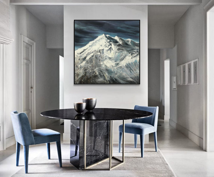 WHITE PEAKS 40"x40"