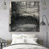 Large Painting On Canvas Oversize Abstract Painting Black And White Unique Abstract Painting Creative Wall Decor Modern | DARK TIMES - trendgallery.ca
