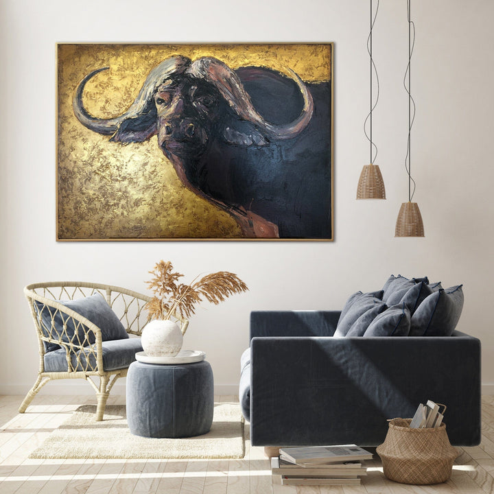 AFRICAN BUFFALO 19.6"x27.5"