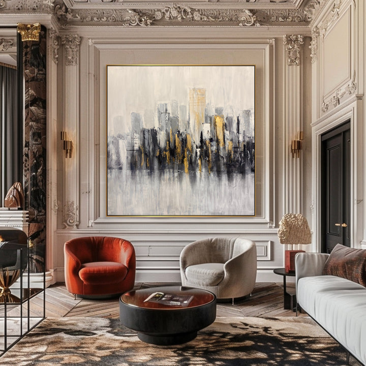 METROPOLIS HAZE 46"x46"