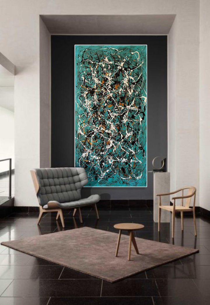 TURQUOISE FRENZY 40.1"x20.5"