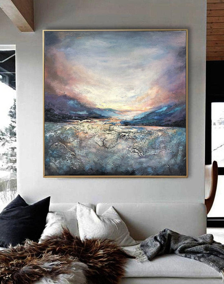 OCEANIC WAVES 27.55"x27.55"