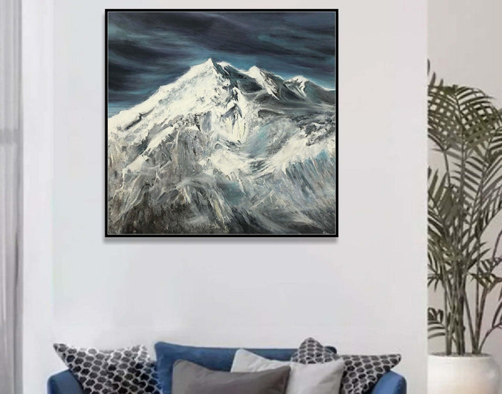 WHITE PEAKS 40"x40"
