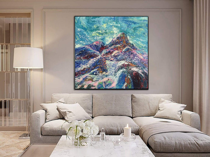 MOUNTAIN HEART 50"x50"