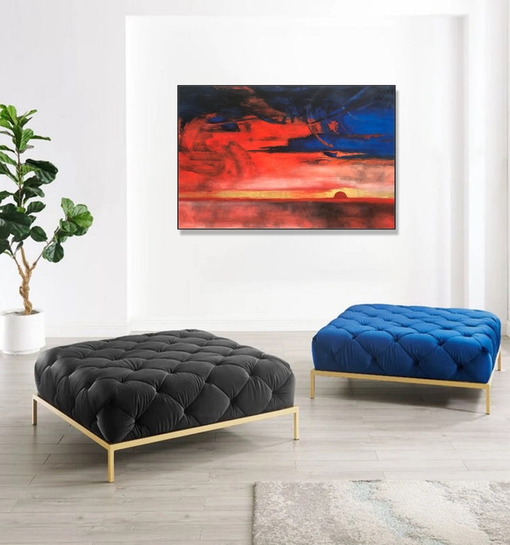 FIERY SUNSET 60"x90"