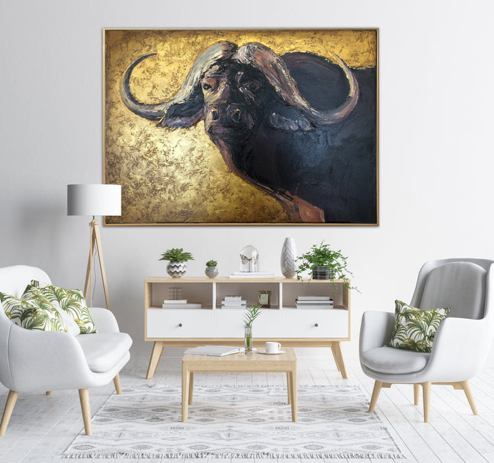 AFRICAN BUFFALO 19.6"x27.5"