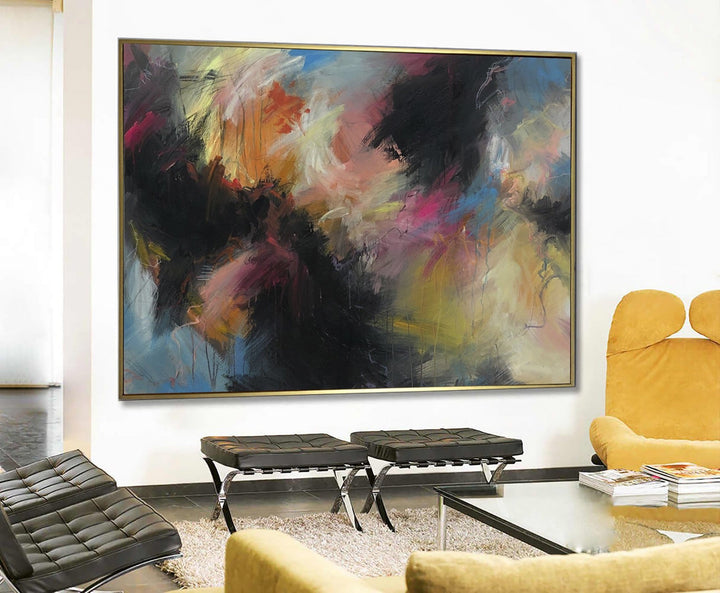 Original Abstract Colorful Paintings On Canvas Modern Fine Art Vivid Art Textured Painting Hand Painted Artwork | PEAL OF SHADOW - trendgallery.ca