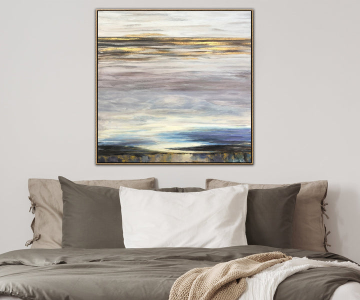 Abstract Oil Painting On Canvas Extra Large Abstract Landscape Painting Original Unique Abstract Painting Creative Art Work | MORNING COUNTRYSIDE