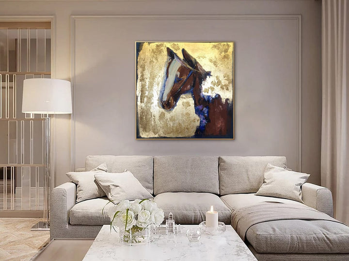 LONE RUNNER 27.55"x27.55"