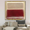 Mark Rothko Original Abstract Fine Art Beige And Red Paintings On Canvas Modern Acrylic Rothko Style Art | MYSTERIOUS WAYS - trendgallery.ca