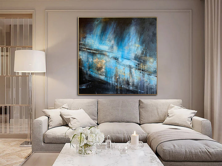 BLUE GLOW 27.55"x27.55"