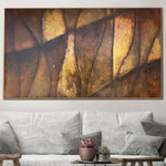 Original Abstract Brown Paintings On Canvas Modern Textured Oil Painting Modern Minimalist Art Handmade Painting | FENCE