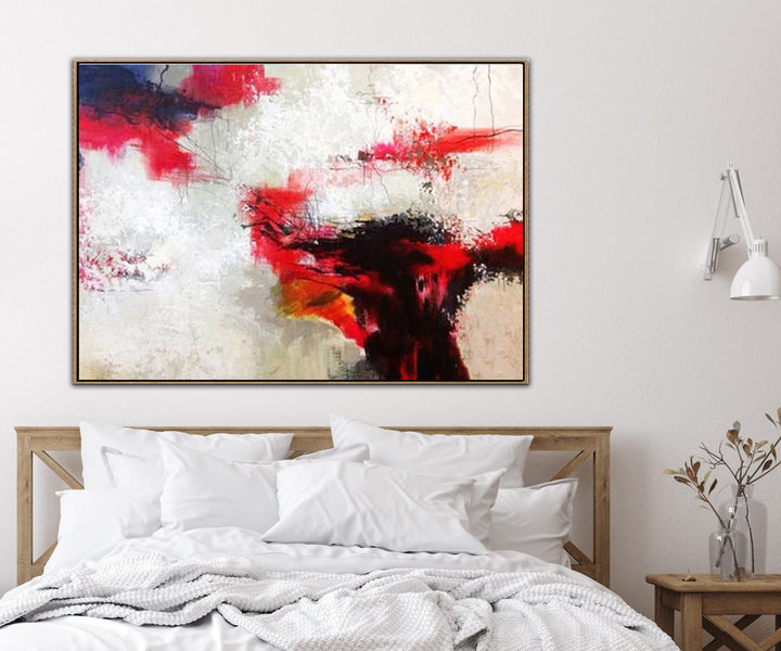 Large Modern Art Colorful Abstract Painting Red Painting White Painting Black Painting | DEVOTION - trendgallery.ca