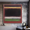Mark Rothko Canvas Art Abstract Expressionist Paintings On Canvas Modern Fine Art Textured Handmade Wall Art Mark Rothko Painting | DARK REFLECTION - trendgallery.ca