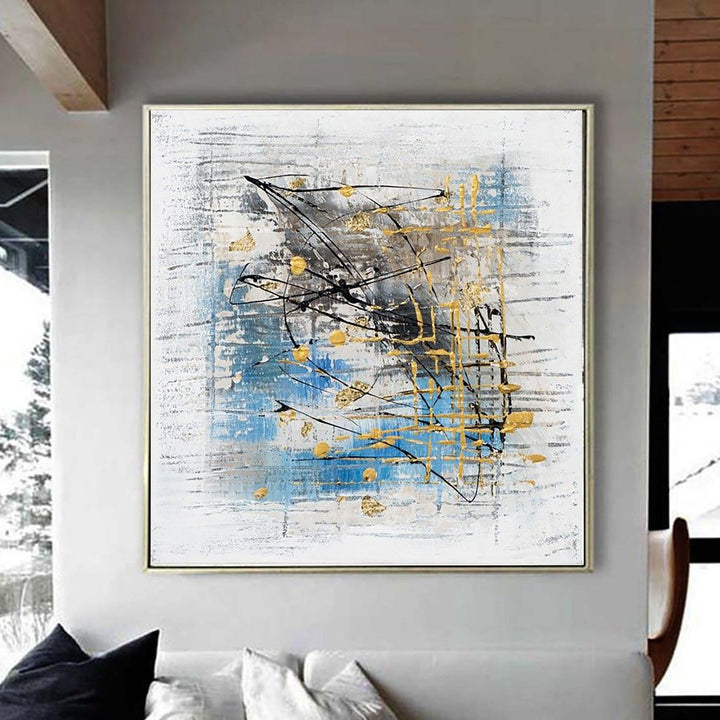 Extra Large Abstract Art Acrylic Painting On Canvas Modern Handmade Canvas Wall Painting Contemporary Art | DECISIONS - trendgallery.ca