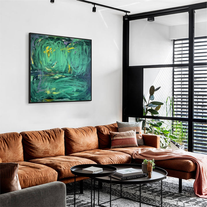 GREEN MADNESS 40"x40"