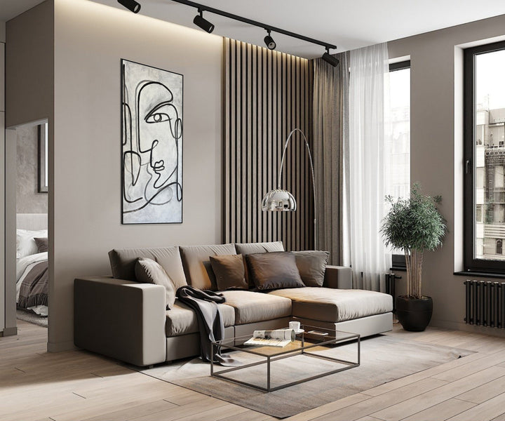 WITH MYSELF 45.6"x20"