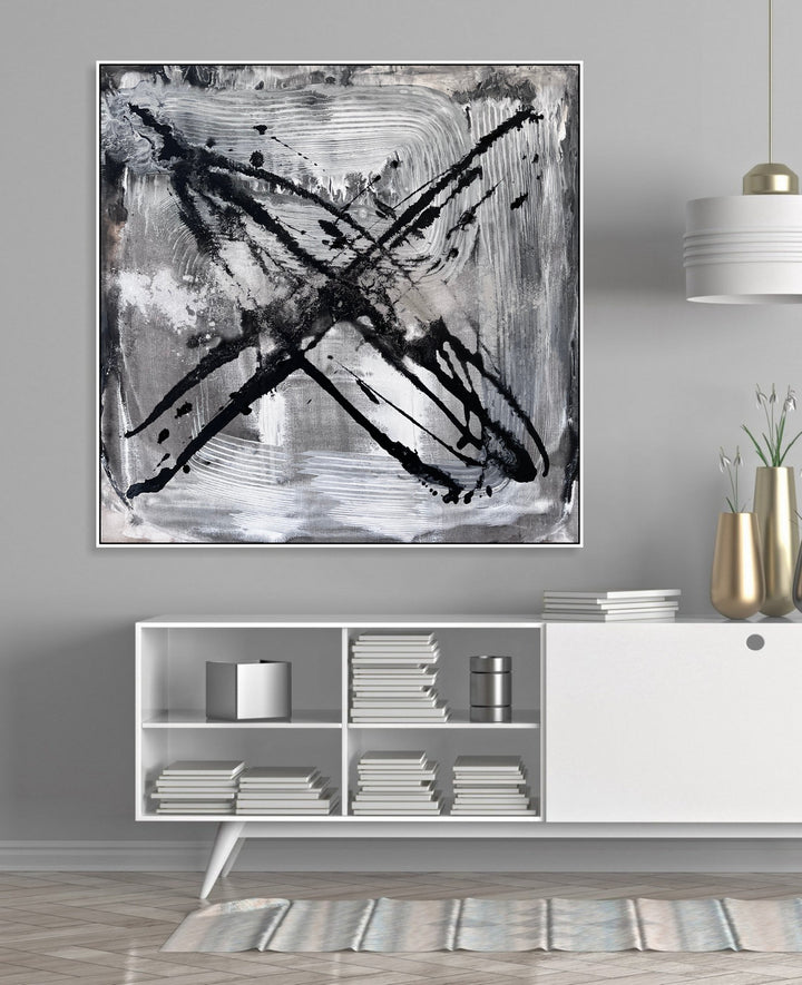 MONOCHROME IMPACT 26"x26"