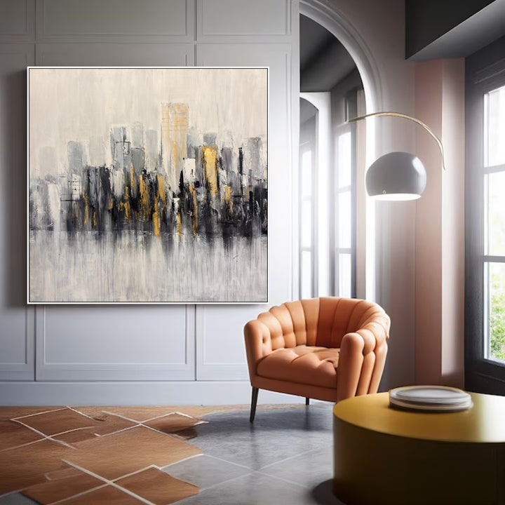 METROPOLIS HAZE 46"x46"