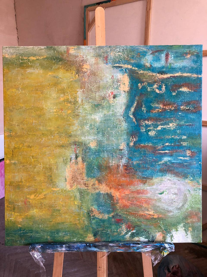 TROPICAL BEACH 32"x32"