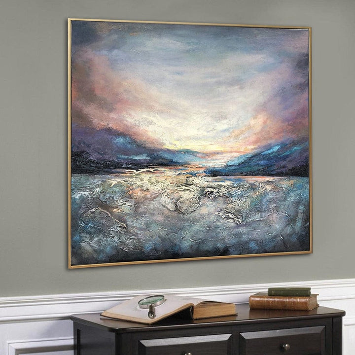 OCEANIC WAVES 27.55"x27.55"