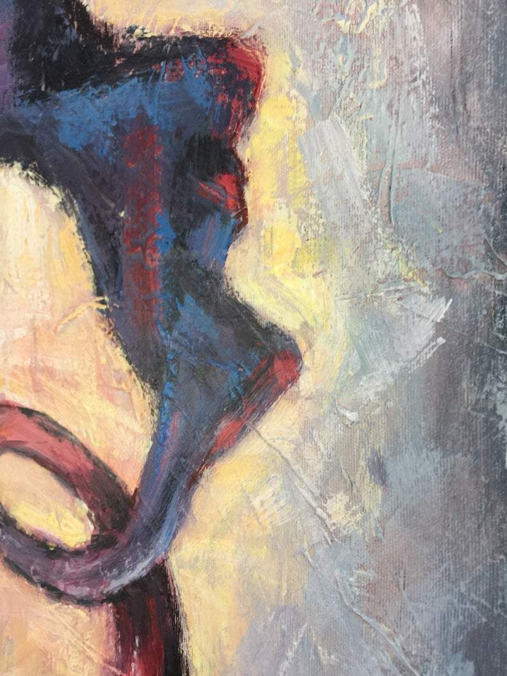 Human Abstract Painting Large Abstract Acrylic Painting On Canvas Figurative Modern Art | SECRETS OF CONSCIOUSNESS - trendgallery.ca