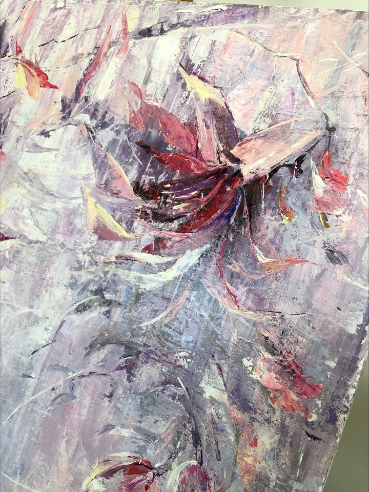 FLOWERS BLOOM 27.55"x27.55"