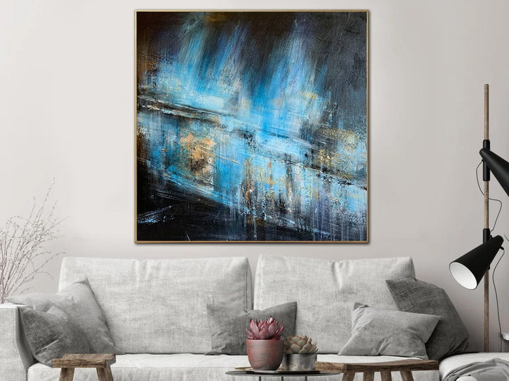 BLUE GLOW 27.55"x27.55"