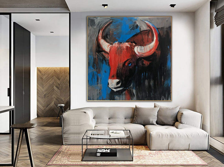 RED COW 40"x40"