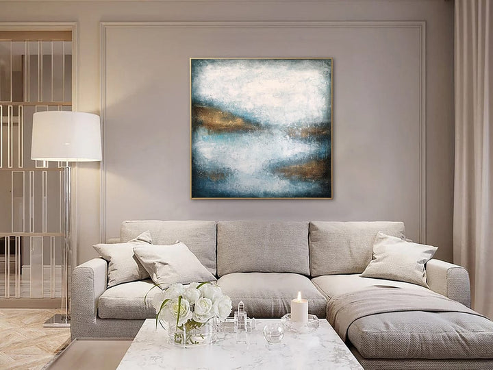 GOLDEN CLOUDS 27.55"x27.55"