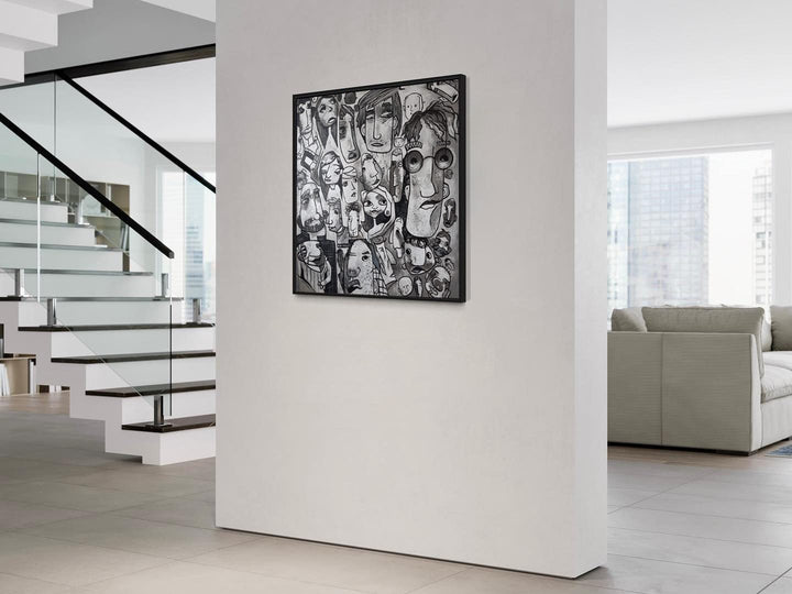 CLOSE PEOPLE 72"x72"