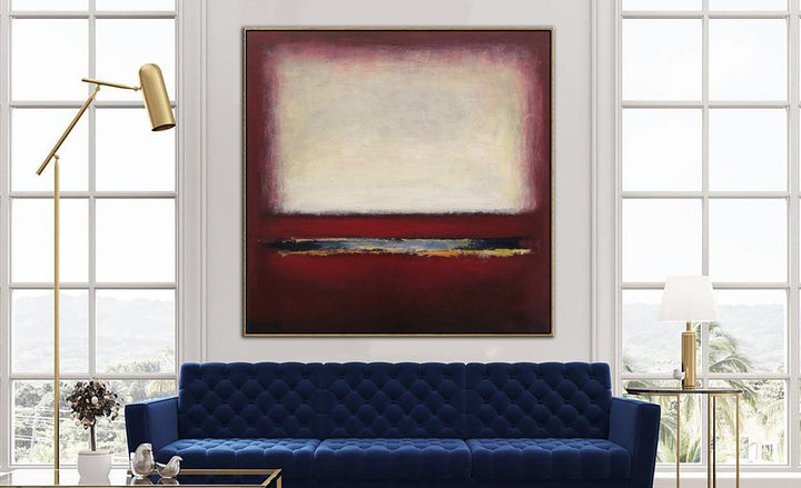 Mark Rothko Large Abstract Painting Acrylic Painting On Canvas Home Decor Wall Art Framed Abstract Painting For Living Room | INSPIRATION - trendgallery.ca