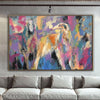 Large Original Dog Painting Abstract Afghan Hound Painting On Canvas Colorful Acrylic Dog Fine Art Modern Wall Art | MYTHICAL DOG - trendgallery.ca