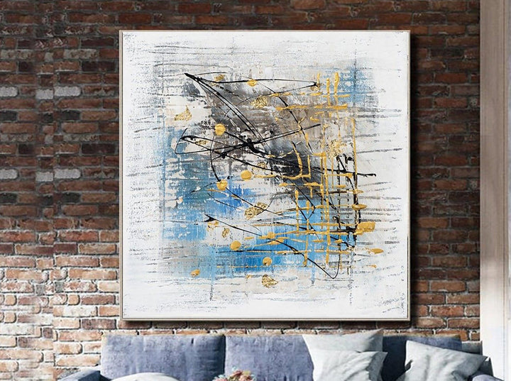 Extra Large Abstract Art Acrylic Painting On Canvas Modern Handmade Canvas Wall Painting Contemporary Art | DECISIONS - trendgallery.ca