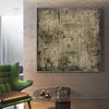 Oversize Wall Art Abstract Brown Painting On Canvas Abstract Painting Modern Painting Framed Wall Art Handmade | OLD WRITINGS - trendgallery.ca