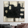 Abstract Painting in Black and White | TRANSFORMATION - trendgallery.ca