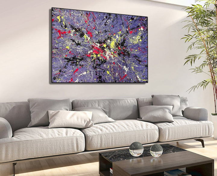 VIOLET SPLASH 46"x60"