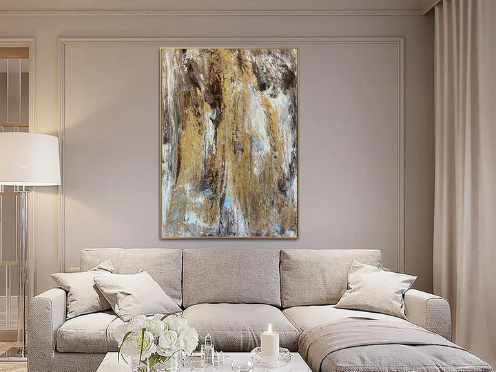 GOLDEN WATERFALL 44"x30"