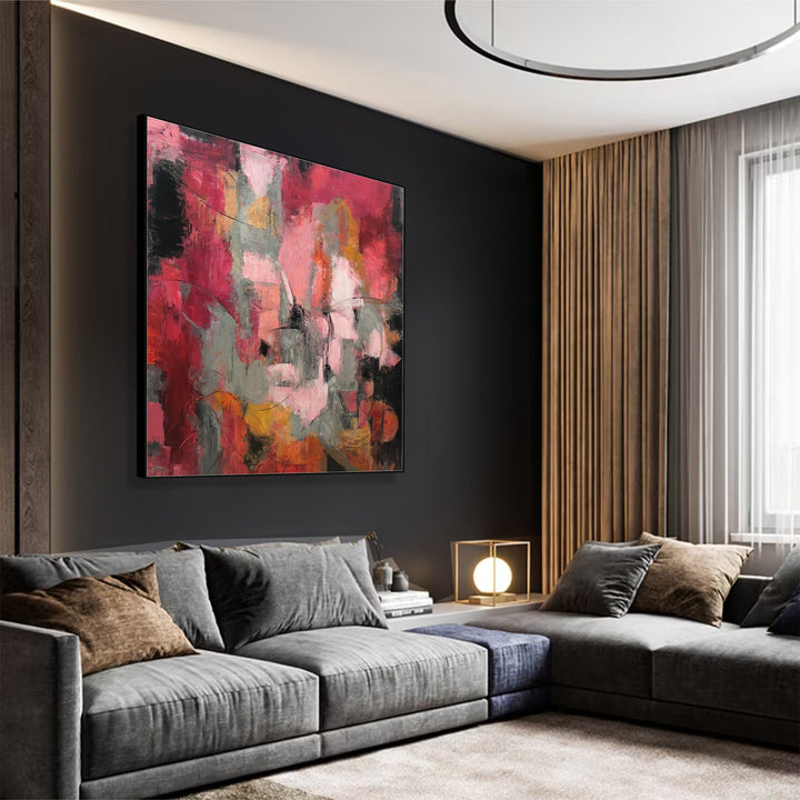 A ROSE GARDEN 60"x60"