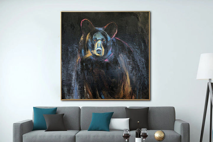 THOUGHTFUL BEAR 27.55"x27.55"