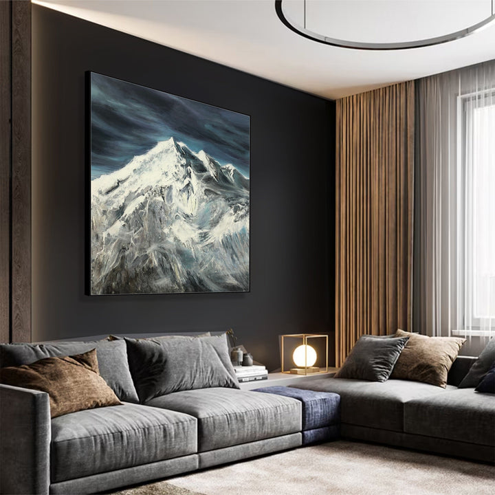 WHITE PEAKS 40"x40"